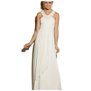 Trixxi Maxi Formal Medium Empire Waist Vanilla White Wedding dress size Medium